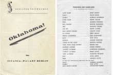 Titania-Palast-Berliner1Festwochen-Program-1951  "Oklahoma!"