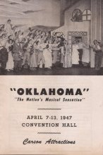 Oklahoma-Tulsa-Convention-Hall-1947  "Oklahoma!"